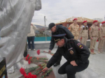 Полицейские Апшеронского района приняли участие в возложении цветов