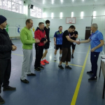 Апшеронские спортсмены приняли участие в Новогоднем районном турнире по настольному теннису