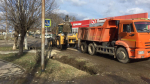 В Соцгородке Апшеронска прочистили ливневки
