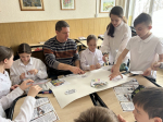 Апшеронские школьники вместе с папами провели мероприятие о дорожной безопасности