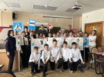 Апшеронские школьники вместе с папами провели мероприятие о дорожной безопасности