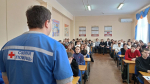 Урок по безопасности дорожного движения провели в Апшеронском лесхоз-техникуме