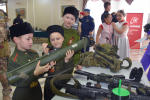 Сегодня в Апшеронске торжественно наградили 128 лучших юнармейцев Кубани