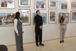 В галерее Апшеронска открылась выставки работ победителей международного конкурса «Расскажу о Родине моей»