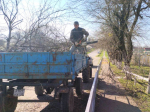 В хуторе Николаенко начата работа по благоустройству территории парка