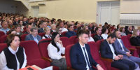 Сегодня в Апшеронске состоялся отчет главы Апшеронского района Алексея Передереева - Газета Апшеронский рабочий
