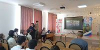 Два урока мужества прошли в Апшеронском районе с участием бойца специальной военной операции - Газета Апшеронский рабочий