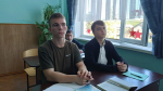 Автор хитов об СВО побывал в школе №2 города Апшеронска на уроке мужества