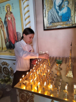 Акцию «Свеча памяти» провели в храме хутора Николаенко