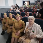 Серебряные волонтеры Апшеронского района приняли участие в ретроспективе «Наследие Великой Победы»