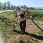 В Хадыженске провели ряд работ по благоустройству