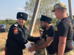 Апшеронское районное казачье общество завоевало третье место в командном зачёте на военно-полевых сборах Майкопского казачьего отдела