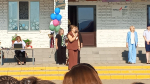 Торжественная линейка состоялась в школе №18 города Апшеронска