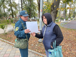 Сотрудники МЧС продолжают профилактические рейды в Апшеронском районе