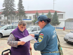 Сотрудники МЧС продолжают профилактические рейды в Апшеронском районе