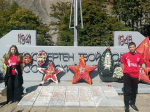 Урок ожившей истории: участники Волонтёрской роты Боевого Братства из Апшеронска увидели реконструкцию битвы за Кавказ