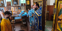 В храме Мезмае прошло праздничное богослужение с участием Благочинного Димитрия Пантеолеева - Газета Апшеронский рабочий