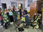 Школьники посетили пожарную часть Апшеронска