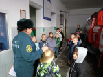 Школьники посетили пожарную часть Апшеронска