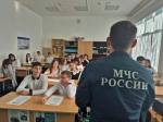 Для апшеронских гимназистов организовали встречу с огнеборцами