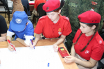 Познавательно-игровой тренинг «Правовой навигатор» для юнармейцев Апшеронска провели в Центре детского творчества