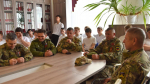 В Апшеронском техникуме автомобильного транспорта и сервиса сегодня прошёл урок мужества «России славные Герои»