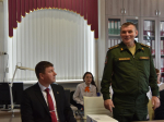 В Апшеронском техникуме автомобильного транспорта и сервиса сегодня прошёл урок мужества «России славные Герои»