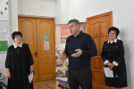 В Апшеронском техникуме автомобильного транспорта и сервиса сегодня прошёл урок мужества «России славные Герои»