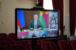 Сегодня глава Апшеронского района Алексей Передереев принял участие в краевом селекторном совещании