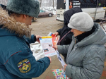 В Апшеронском районе сотрудники МЧС проводят профилактические рейды