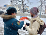 В Апшеронском районе сотрудники МЧС проводят профилактические рейды