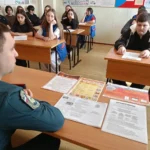 Представители «Движение первых» школы №9 посетили огнеборцев Апшеронска