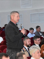 О работе администрации Апшеронского городского поселения за прошлый год отчитался сегодня глава Сергей Андруха