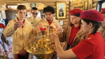 Юнармейцы Апшеронского района приняли участие в краевом просветительском уроке духовности