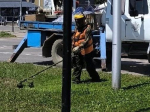 Плановое благоустройство городских территорий продолжается в Апшеронске