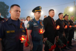В Апшеронске сегодня прошла патриотическая акция «Свеча памяти», приуроченная к 85‑й годовщине начала Великой Отечественной войны