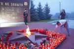 В Апшеронске сегодня прошла патриотическая акция «Свеча памяти», приуроченная к 85‑й годовщине начала Великой Отечественной войны