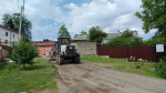 В Апшеронске провели грейдирование улицы Лесника