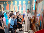 Юнармейцы Апшеронска посетили Свято-Покровский приход