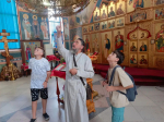 Юнармейцы Апшеронска посетили Свято-Покровский приход