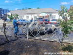 Автомобиль сгорел в центре Апшеронска