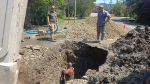 Участок водопровода обновляют на улице Спорта в Апшеронске