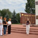 В Апшеронске в ходе Всероссийской памятной акции почтили минутой молчания погибших волонтеров