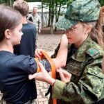 Команда юнармейцев Апшеронского района принимает участие в «Зарнице Кубани»