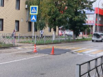 Вопрос решен: в центре Апшеронска «залатали» дорогу
