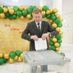 Глава Апшеронского района Алексей Передереев проголосовал в Хадыженске